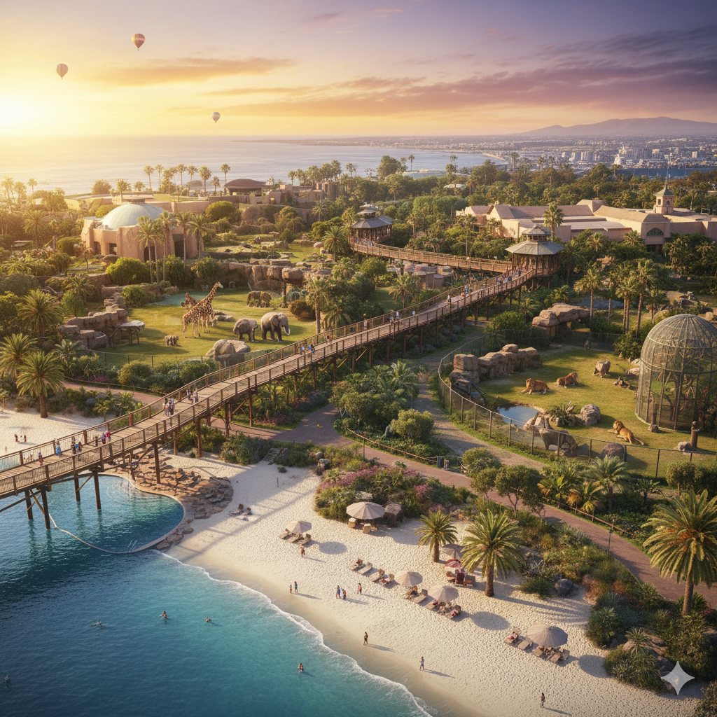 San Diego: Beach Resort with Zoo Access