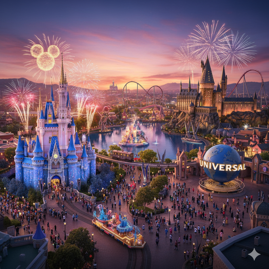 Theme Parks: Disney & Universal